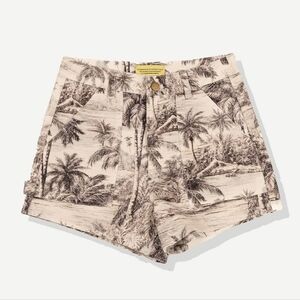 Duvin Women's Tropical Camo Walk Short Size 25 to 26 Anti-workwear Shorts